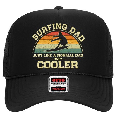 Vintage Surfing Dad Just Like A Normal Dad Only Cooler Trucker Hat