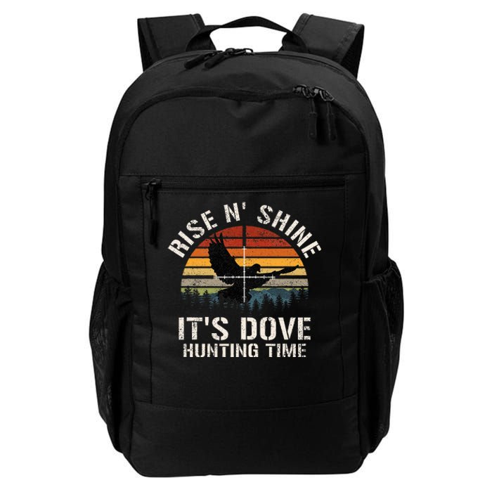 Vintage Sunset Dove Hunting Season Daily Commute Backpack