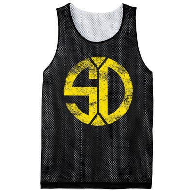 Vintage San Diego Sd Home Monogram Game Day Padre Mesh Reversible Basketball Jersey Tank