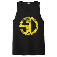 Vintage San Diego Sd Home Monogram Game Day Padre PosiCharge Competitor Tank