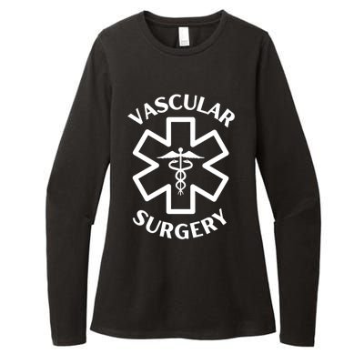 Vascular Surgery Doctor Nurse Medical Caduceus Gift Womens CVC Long Sleeve Shirt