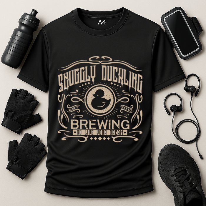 Vintage Snuggly Duckling Brewing Performance Shirt