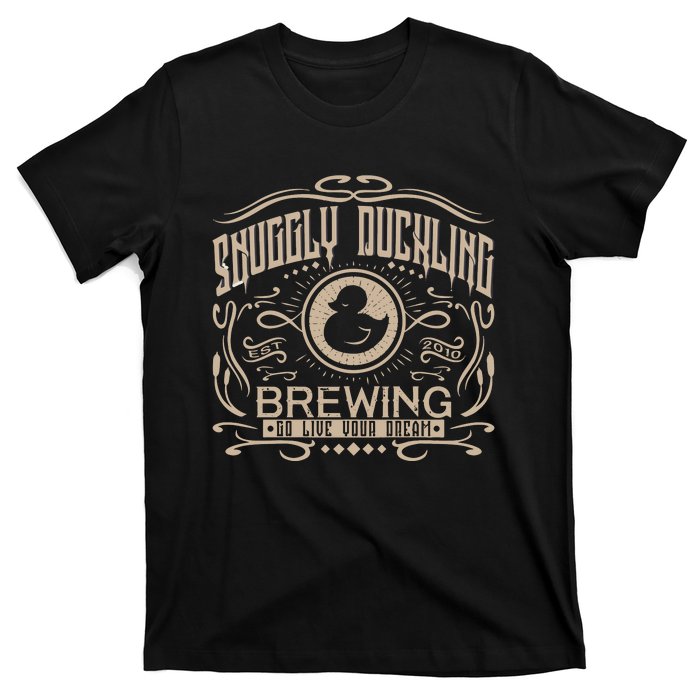 Vintage Snuggly Duckling Brewing Tangled Inspired T-Shirt