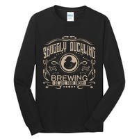 Vintage Snuggly Duckling Brewing Tangled Inspired Tall Long Sleeve T-Shirt