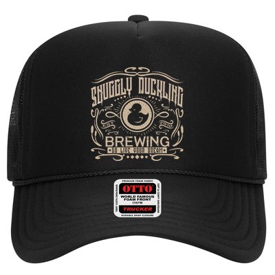 Vintage Snuggly Duckling Brewing Tangled Inspired Trucker Hat
