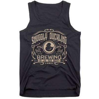 Vintage Snuggly Duckling Brewing Tangled Inspired Tank Top