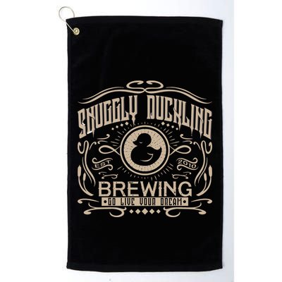 Vintage Snuggly Duckling Brewing Golf Towel