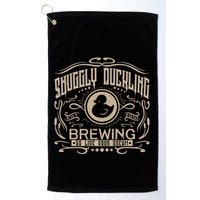 Vintage Snuggly Duckling Brewing Golf Towel