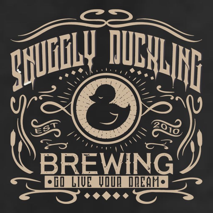 Vintage Snuggly Duckling Brewing Golf Towel