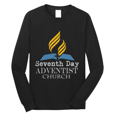Vintage Seventh Day Adventist Church Jesus Christ Religion Long Sleeve Shirt