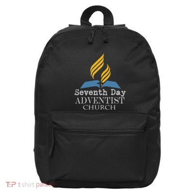 Vintage Seventh Day Adventist Church Jesus Christ Religion 16 in Basic Backpack