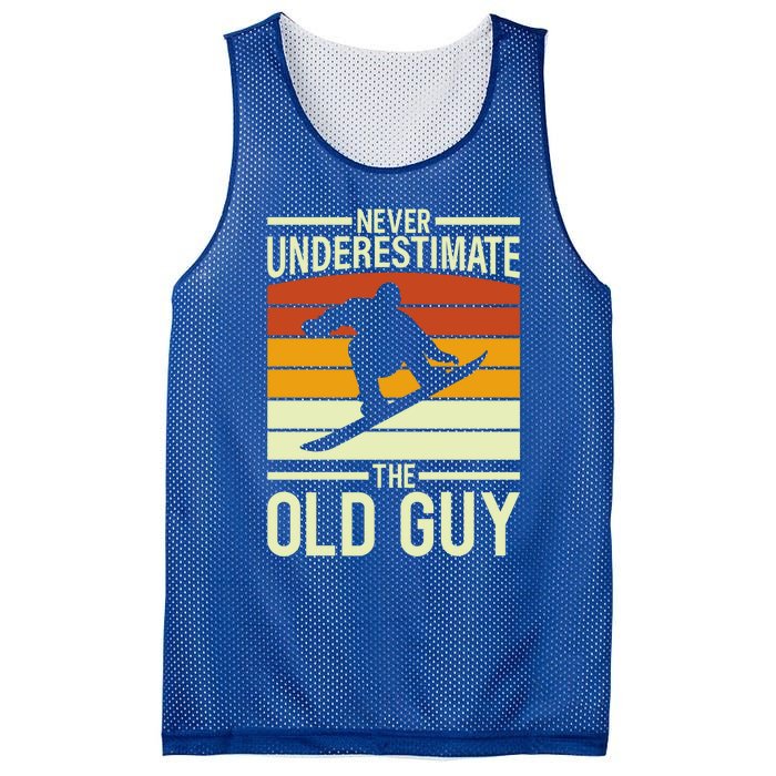 Vintage Snowboard Dad Snowboarding Fathers Day Design Gift Mesh Reversible Basketball Jersey Tank