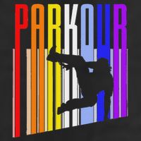 Vintage Style Distressed Parkour Retro Silhouette Hat