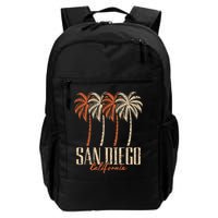 Vintage San Diego California Palm Trees Retro Backpack
