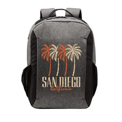 Vintage San Diego California Palm Trees Retro Vector Backpack