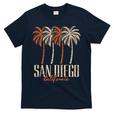 Vintage San Diego California Palm Trees Retro T-Shirt