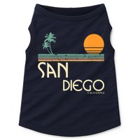 Vintage San Diego California Sunset Palms Doggie Tank