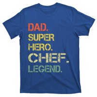 Vintage Style Dad Hero Chef Legend Fathers Day Gift T-Shirt