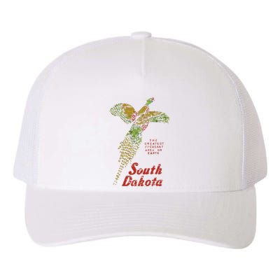 Vintage South Dakota Pheasant Yupoong Adult 5-Panel Trucker Hat