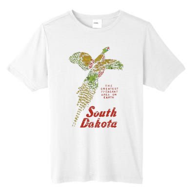 Vintage South Dakota Pheasant Tall Fusion ChromaSoft Performance T-Shirt