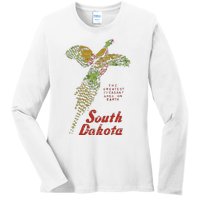 Vintage South Dakota Pheasant Ladies Long Sleeve Shirt