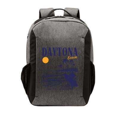 Vintage Surfing Daytona Beach Florida // Retro Surfer // SurferS Paradi Vector Backpack