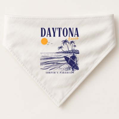 Vintage Surfing Daytona Beach Florida // Retro Surfer // SurferS Paradi USA-Made Doggie Bandana