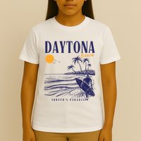 Vintage Surfing Daytona Beach Florida // Retro Surfer // SurferS Paradi T-Shirt