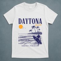 Vintage Surfing Daytona Beach Florida // Retro Surfer // SurferS Paradi T-Shirt