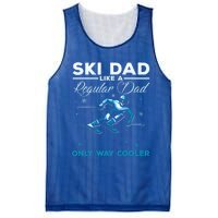 Vintage Ski Dad Like A Regular Dad Only Way Cooler Skiing Gift Mesh Reversible Basketball Jersey Tank