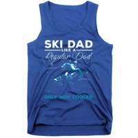 Vintage Ski Dad Like A Regular Dad Only Way Cooler Skiing Gift Tank Top