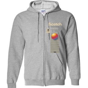 Vhs Scotch E180 Full Zip Hoodie