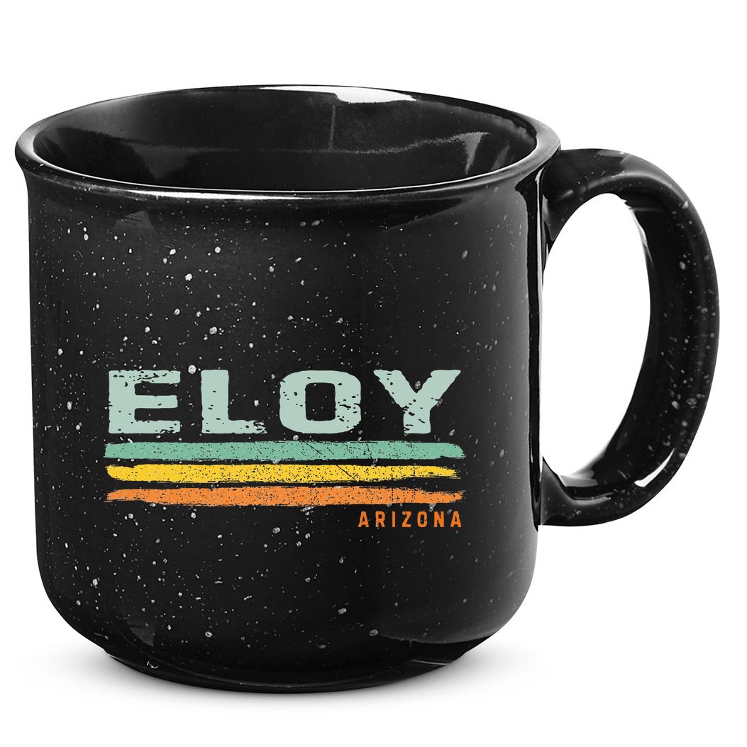 Vintage Stripes Eloy AZ 15oz Campfire Ceramic Mug