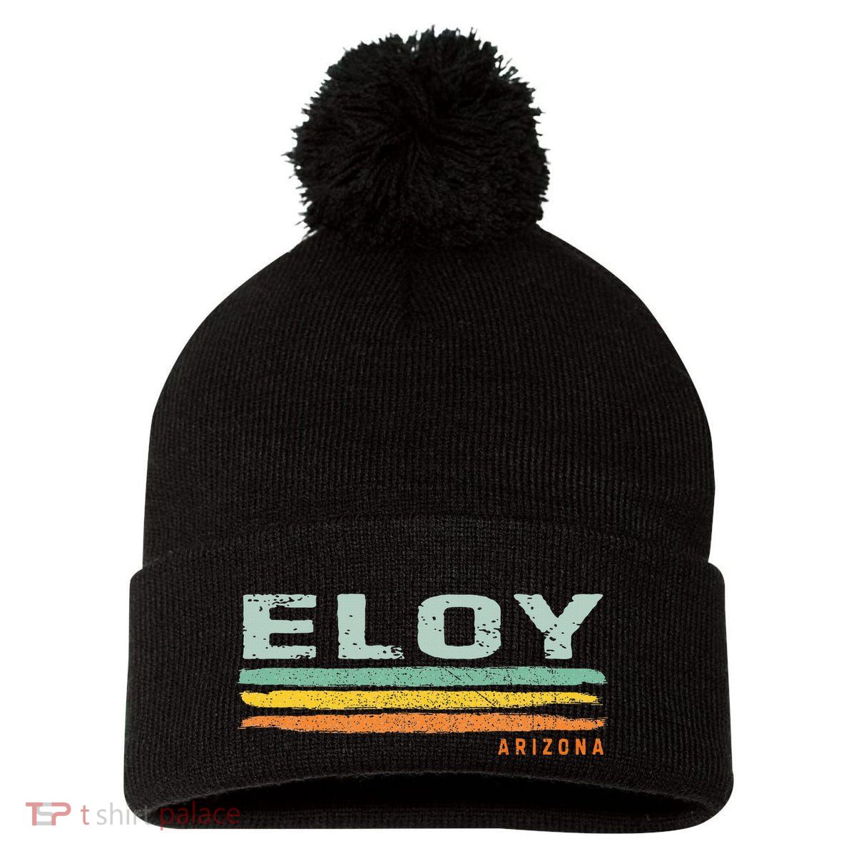 Vintage Stripes Eloy AZ Pom Pom 12in Knit Beanie