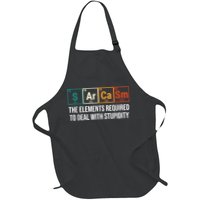 Vintage Sarcasm Elements Stupidity Chemistry Science Apron