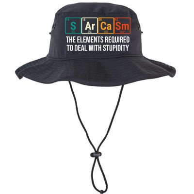Vintage Sarcasm Elements Stupidity Chemistry Science Bucket Hat