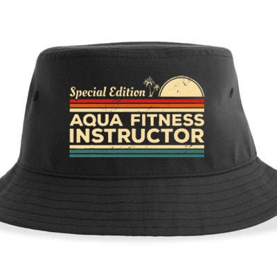 Vintage Special Edition Aqua Fitness Instructor Sustainable Bucket Hat