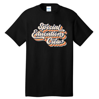 Vintage Special Education Crew Sped Squad Special Ed Teacher Tall T-Shirt