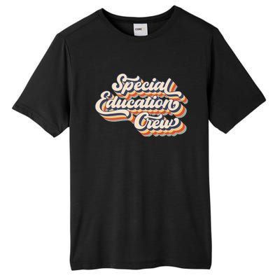 Vintage Special Education Crew Sped Squad Special Ed Teacher Tall Fusion ChromaSoft Performance T-Shirt