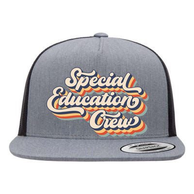 Vintage Special Education Crew Sped Squad Special Ed Teacher Flat Bill Trucker Hat