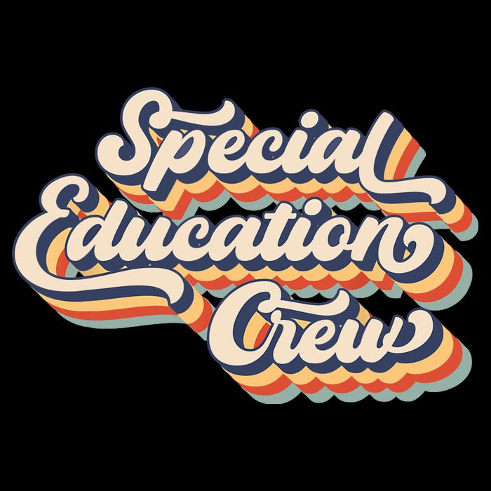 Vintage Special Education Crew Sped Squad Special Ed Teacher Poster