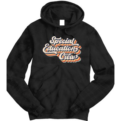 Vintage Special Education Crew Sped Squad Special Ed Teacher Tie Dye Hoodie