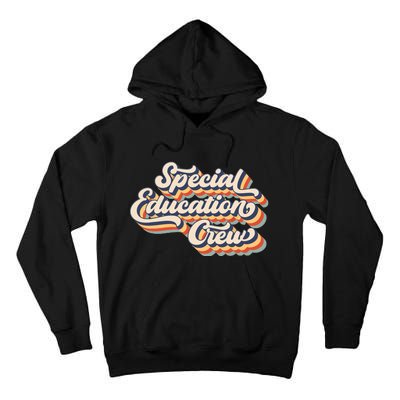 Vintage Special Education Crew Sped Squad Special Ed Teacher Tall Hoodie