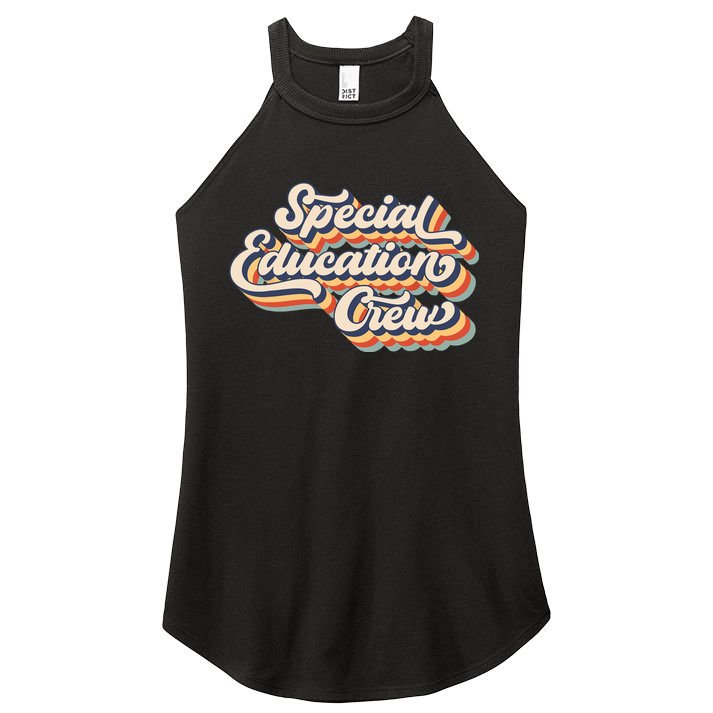 Vintage Special Education Crew Sped Squad Special Ed Teacher Women's Perfect Tri Rocker Tank
