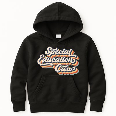 Vintage Special Education Crew Sped Squad Special Ed Teacher Kids Hoodie