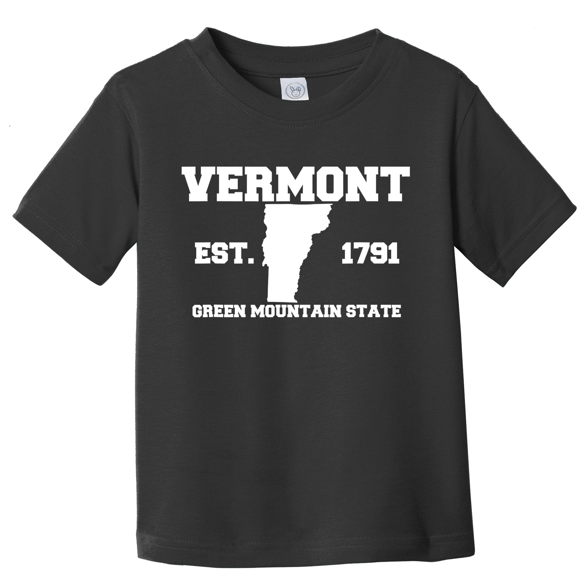 Vermont Souvenir Est 1791 Green Mountain For Men Women Kids Toddler T-Shirt