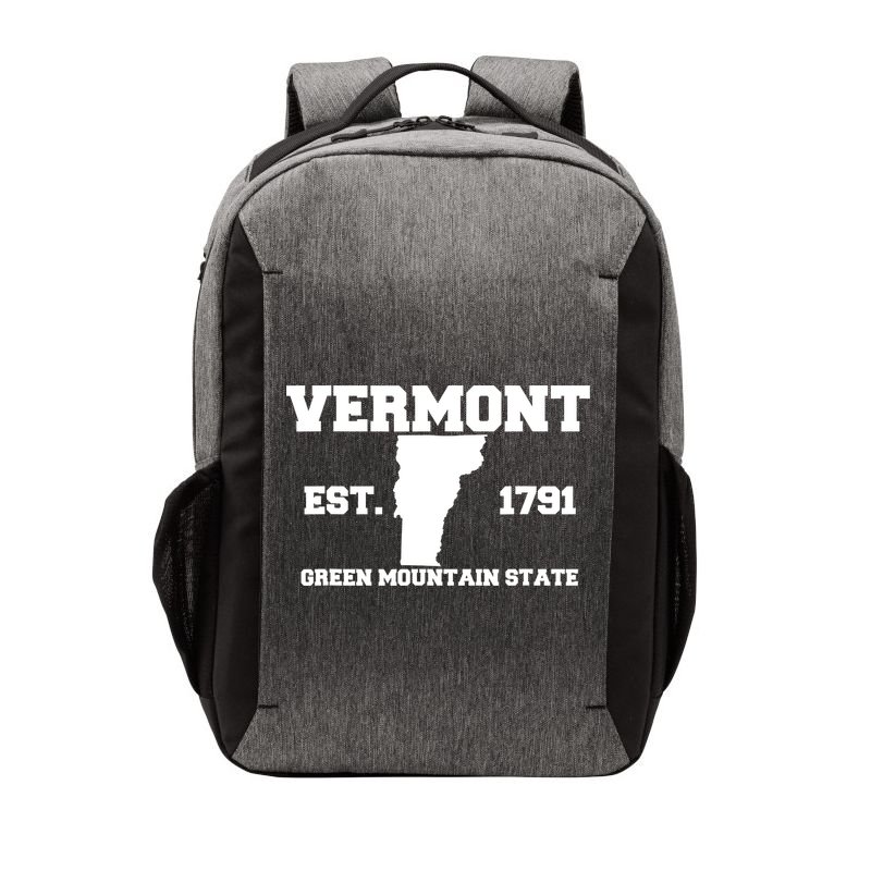 Vermont Souvenir Est 1791 Green Mountain For Men Women Kids Vector Backpack