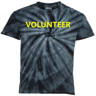 Volunteer Staff Event Job Uniform Charity Group Church Kids Tie-Dye T-Shirt