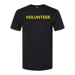 Volunteer Staff Event Job Uniform Charity Group Church Softstyle CVC T-Shirt