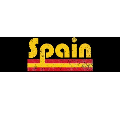 Vintage Spanish Flag Spain Pride Roots Heritage Gift Bumper Sticker